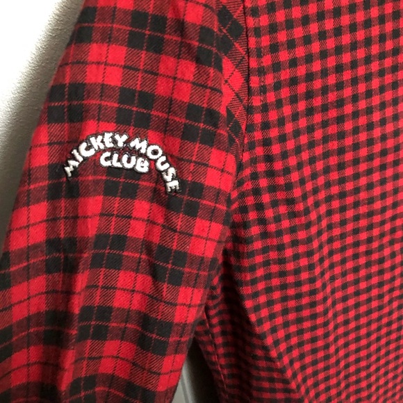 Disney Mickey Mouse youth plaid button down - Picture 3 of 5
